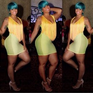 Colorful Fringe Dress